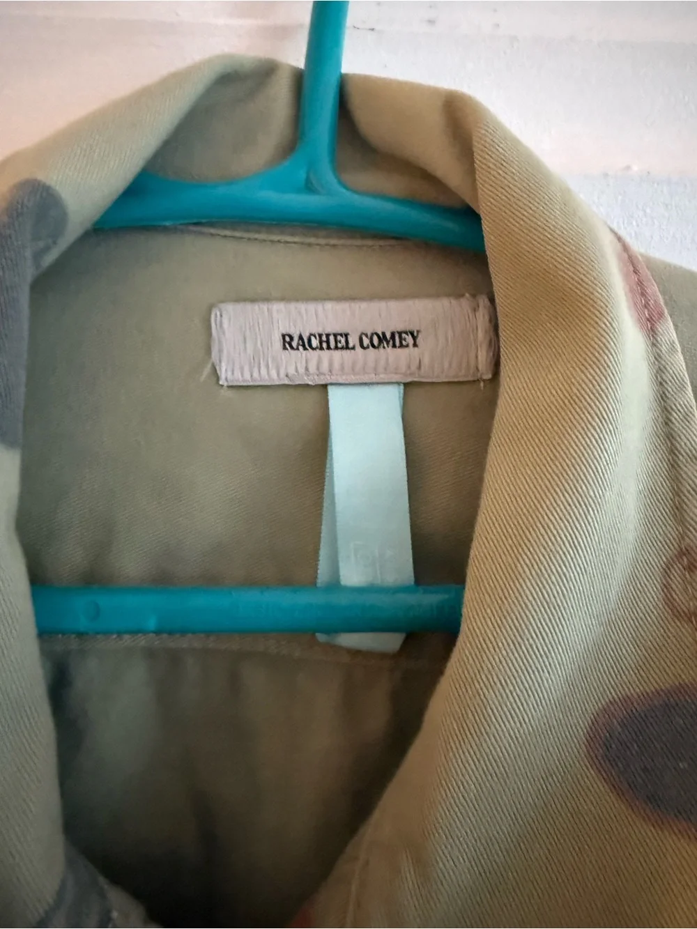 Women’s Rachel Comey Olive Green Printed Utility Jacket